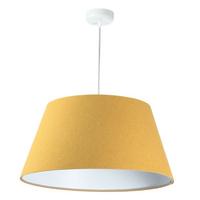 HÄNGELEUCHTE Weiß 50/27 cm - Gelb, Kunststoff (50/1.3/27cm) - ONZENO