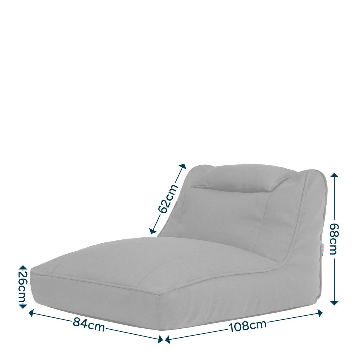 SITZSACK Outdoor Nova - Beige, Textil (84/68/108cm) - icon