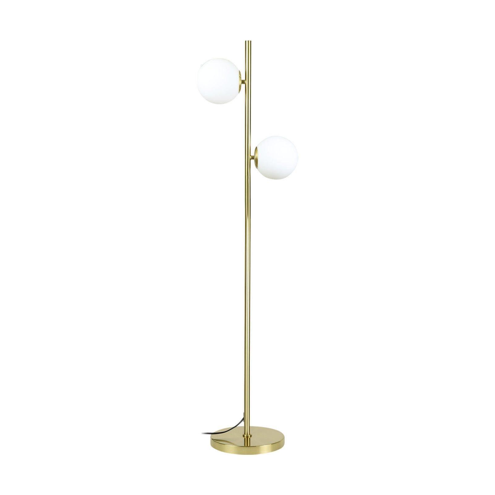 STEHLEUCHTE Essen 22/15/166 cm - Goldfarben, Metall (25/20/150cm) - Nettlife