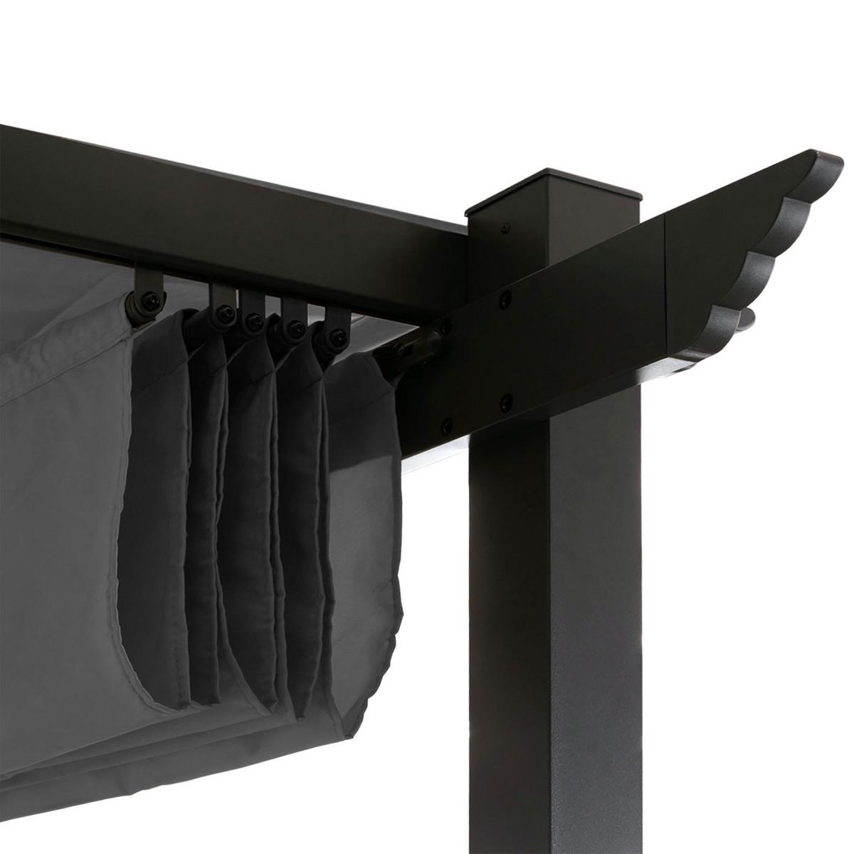 PERGOLA Anthrazit - Anthrazit, Textil (300/240/300cm) - MCW