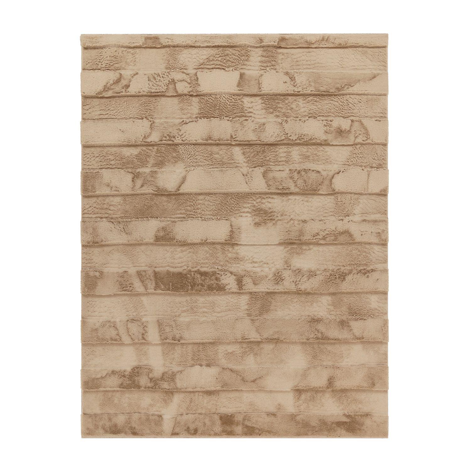 HOCHFLORTEPPICH Boho Beige 60 x 100 cm - Beige, Kunststoff (60/100cm) - TT Home