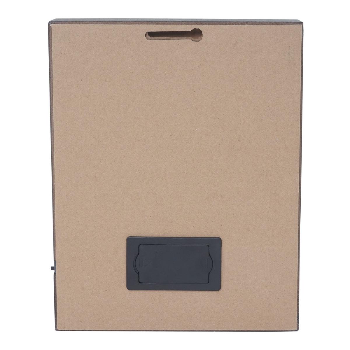 LED-BILD LEUCHTBILD LOVE Grau - Grau, Holz (20/25cm) - MCW