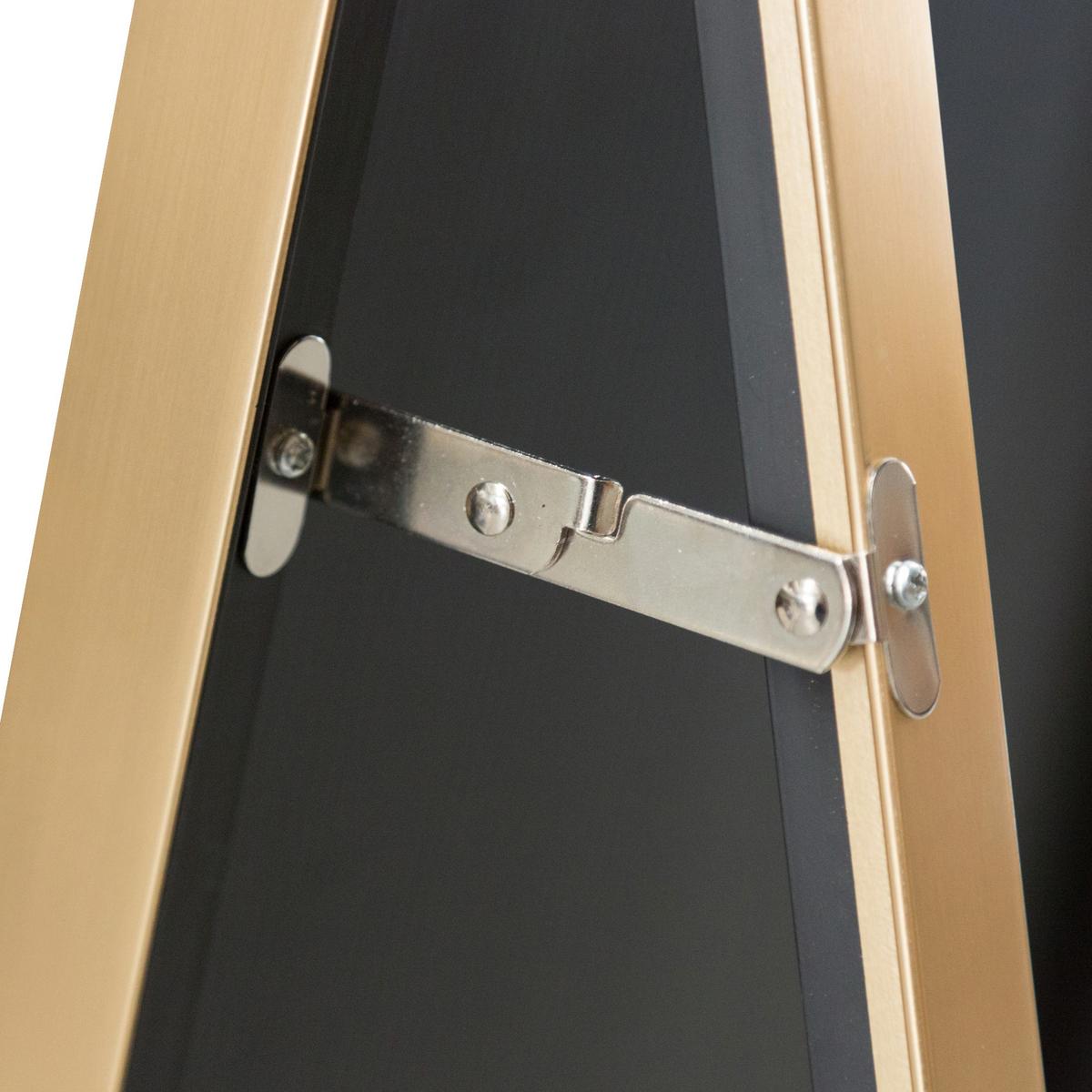 STANDSPIEGEL Barletta - Goldfarben, Glas/Kunststoff (35/150.6/150cm) - [en.casa]