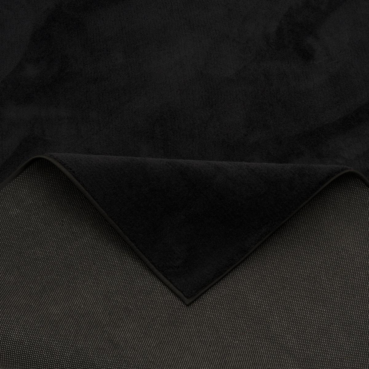 HOCHFLOR LANGFLOR TEPPICH SUPER SOFT MELIA - Schwarz, Textil (160/230cm) - Pergamon
