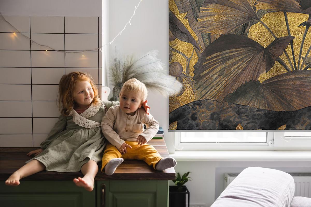 INNENROLLO - Fensterrollo - Rollo - 80x180 cm - Puma - Gelb, Kunststoff (80/180/0.5cm) - TULUP