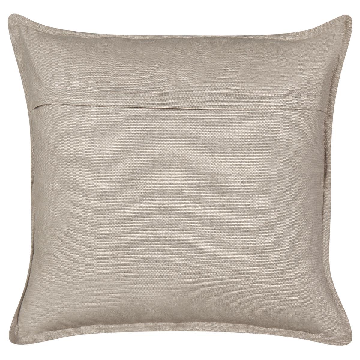 DEKOKISSEN 2er-Set Beige 45/45 cm Bossiella - Beige/Goldfarben, Textil (45/45cm) - Beliani