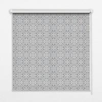 INNENROLLO - Fensterrollo - Rollo - 70x140 cm - Portugiesische Fliesen - Grau, Kunststoff (70/140/0.5cm) - TULUP