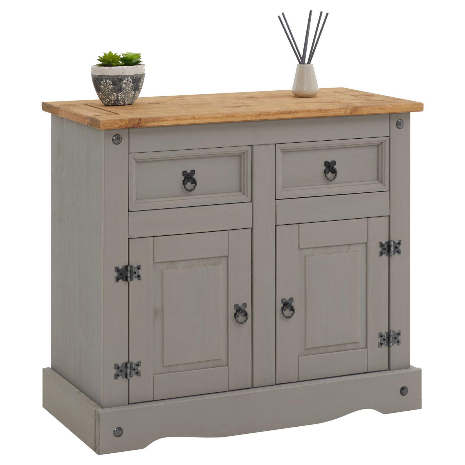 ANRICHTE RAMON grau - Grau, Holz (87/76/40cm) - CARO-Möbel