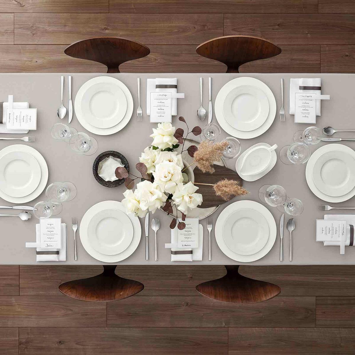 GOURMETTELLER Royal weiß ø 30.0 cm 6er Set - Weiß, Keramik (30cm) - Villeroy & Boch