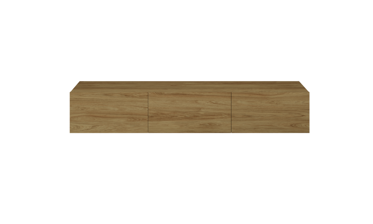 LOWBOARD Dallas - Ahornfarben, Holzwerkstoff (180/30/35cm) - RAUMHIRSCH FURNITURE
