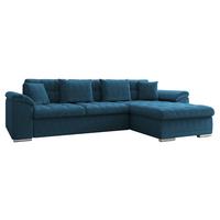 ECKSOFA Diana Cord, Seite: Rechts - Dunkelblau, Holz/Textil (160/280cm) - MIRJAN24