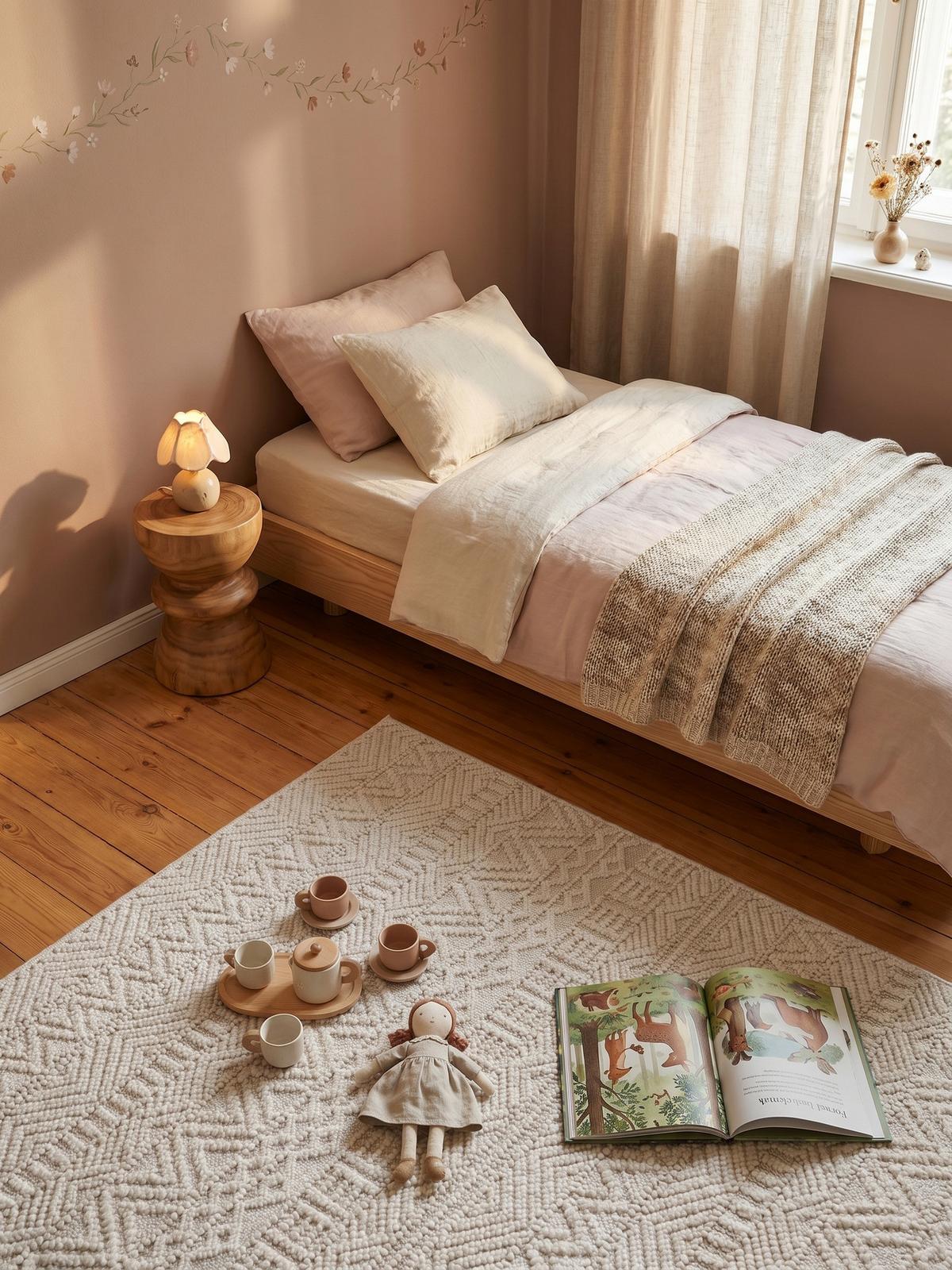 TEPPICH Flachgewebe LANGAU in Creme, mit Ethno-Streifen, 160 x 230 cm - Creme, Textil (160/230cm) - KADIMA DESIGN