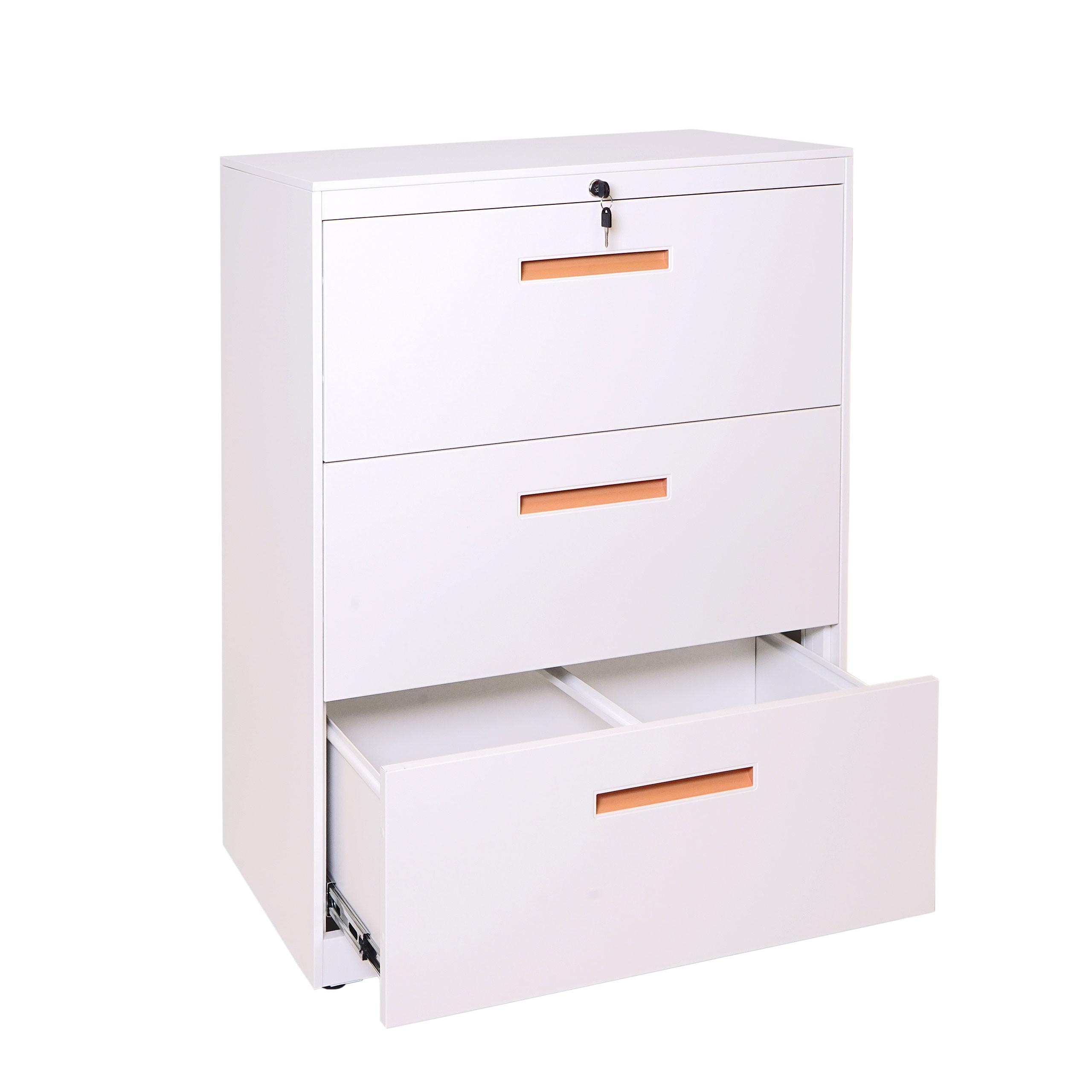 HÄNGEREGISTERSCHRANK White - Weiß, Metall (76/103/46cm) - MCW