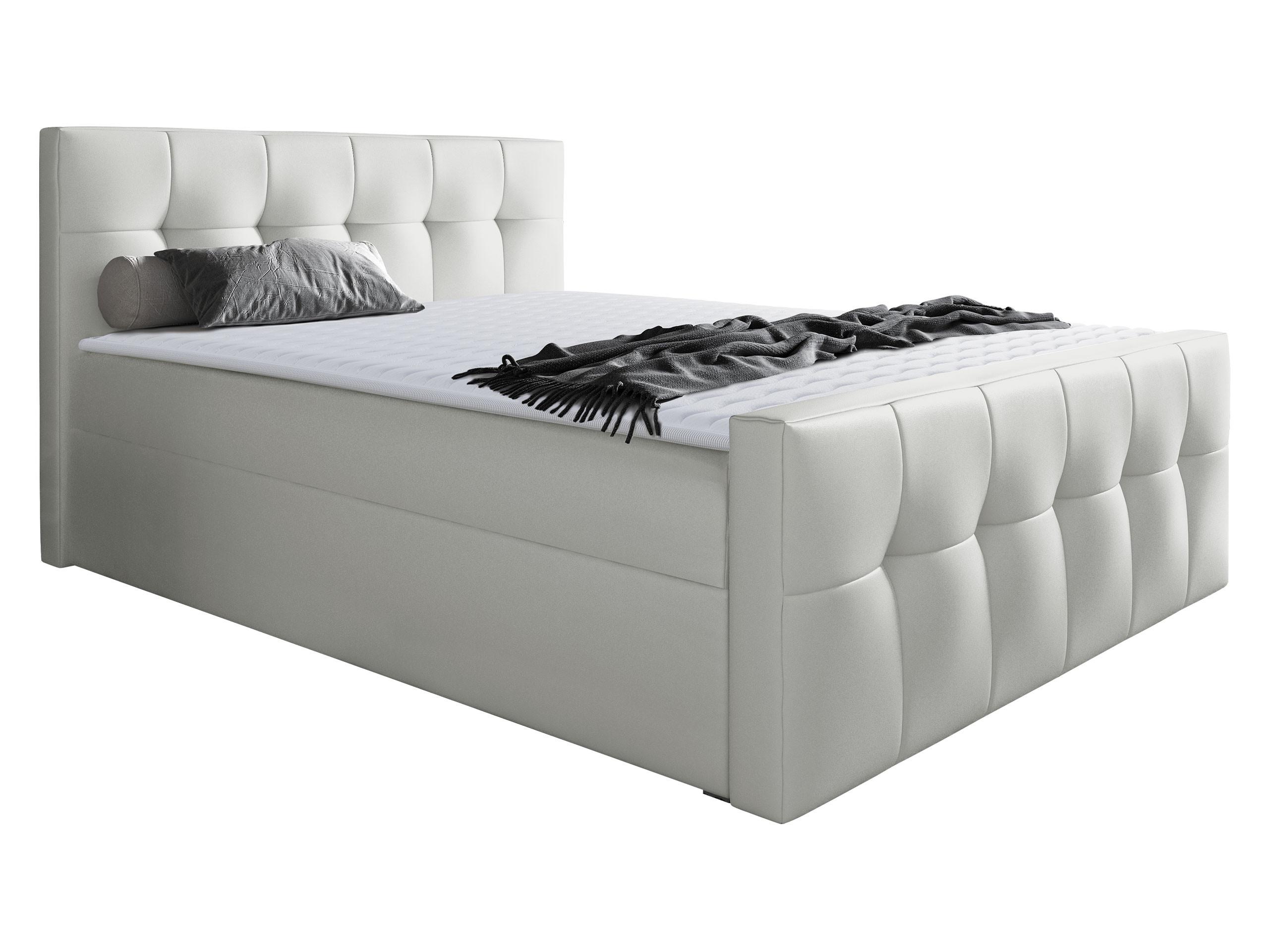BOXBETT Malibu - H3 - Weiß, Holz (160/200cm) - MIRJAN24