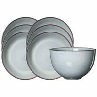 SUPPEN-SET Alicante Grau 7-tlg. - Grau, Keramik (2/2/2cm) - Ritzenhoff Breker