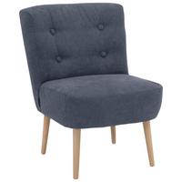 SESSEL Kamle Bezug Flachgewebe Buche natur / blau - Blau, Kunststoff (68/78/58cm) - 58aufmkessel