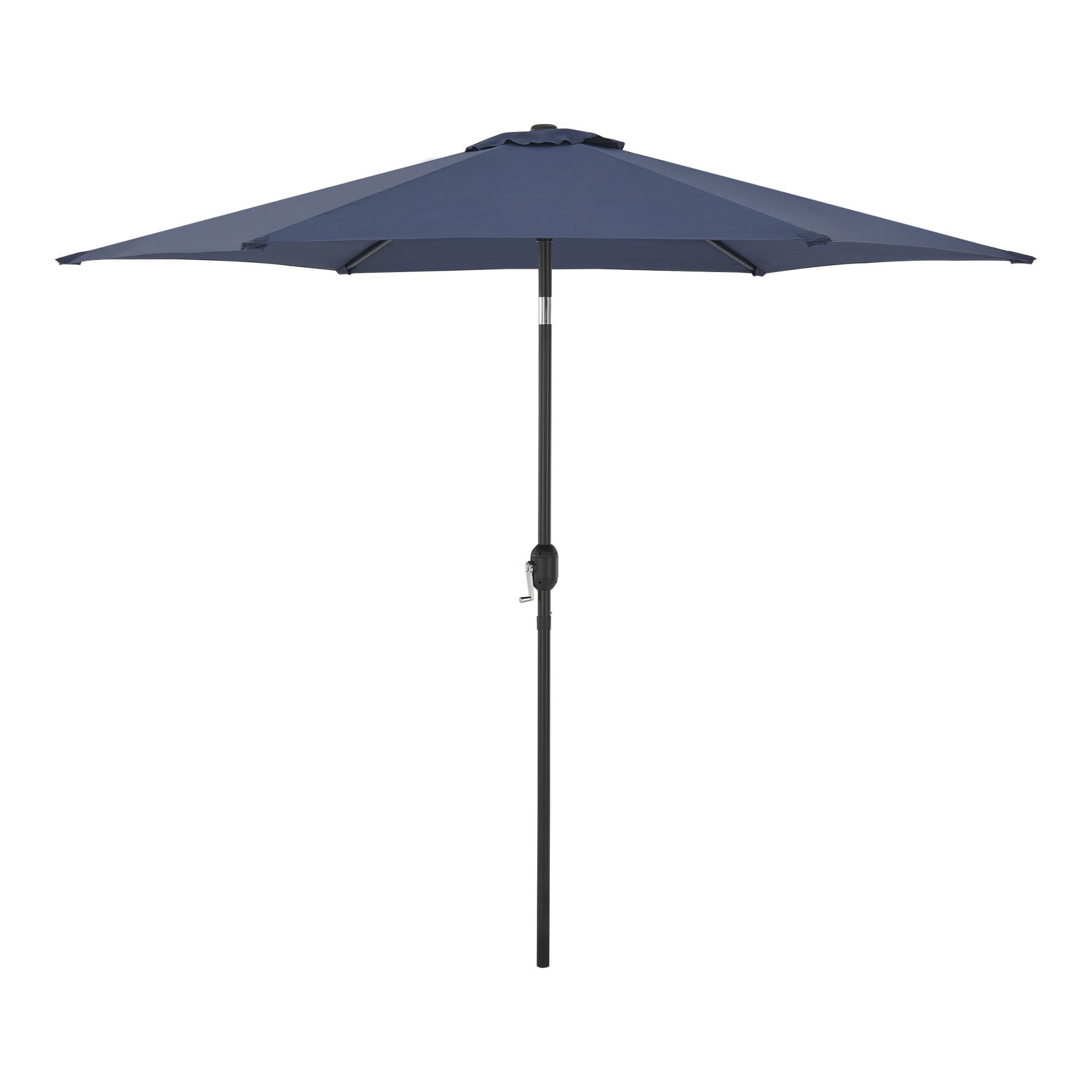 SONNENSCHIRM Altino - Dunkelblau, Textil/Metall (270/270cm) - casa.pro