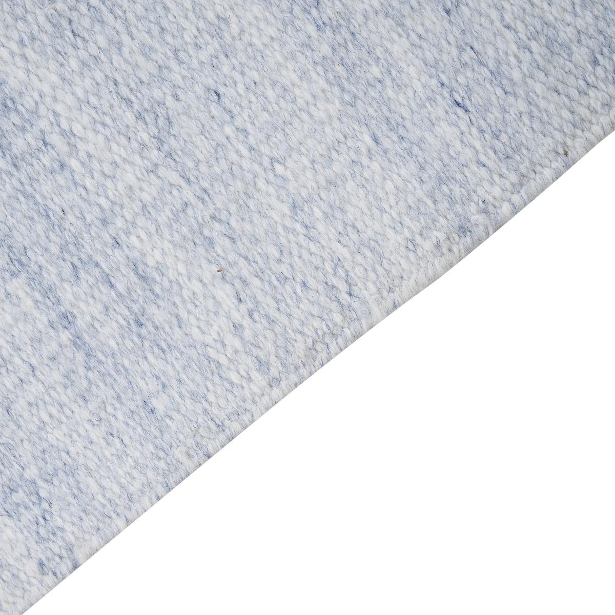 TEPPICH geflochten Malhia 150/80 cm - Blau, Kunststoff (80/150cm) - Beliani