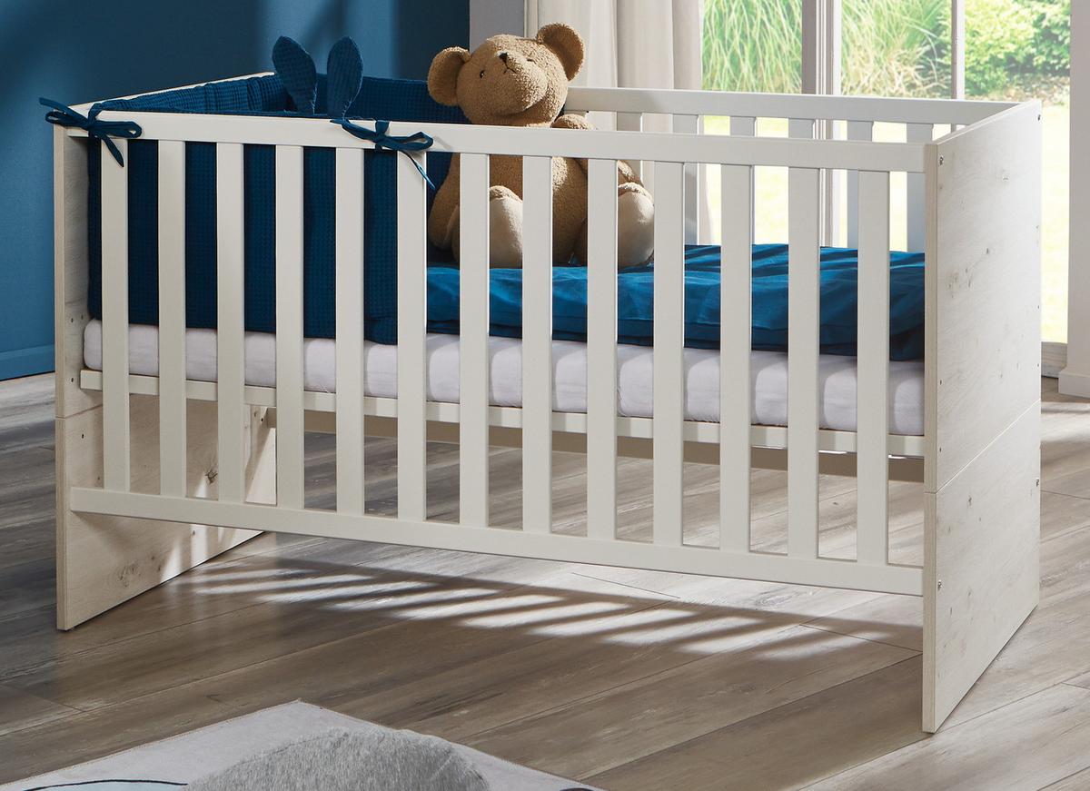 BABYZIMMER SET Lavea 3-tlg. - Schwarz/Weiß, Holz/Holzwerkstoff (1/1/1cm) - arthur berndt