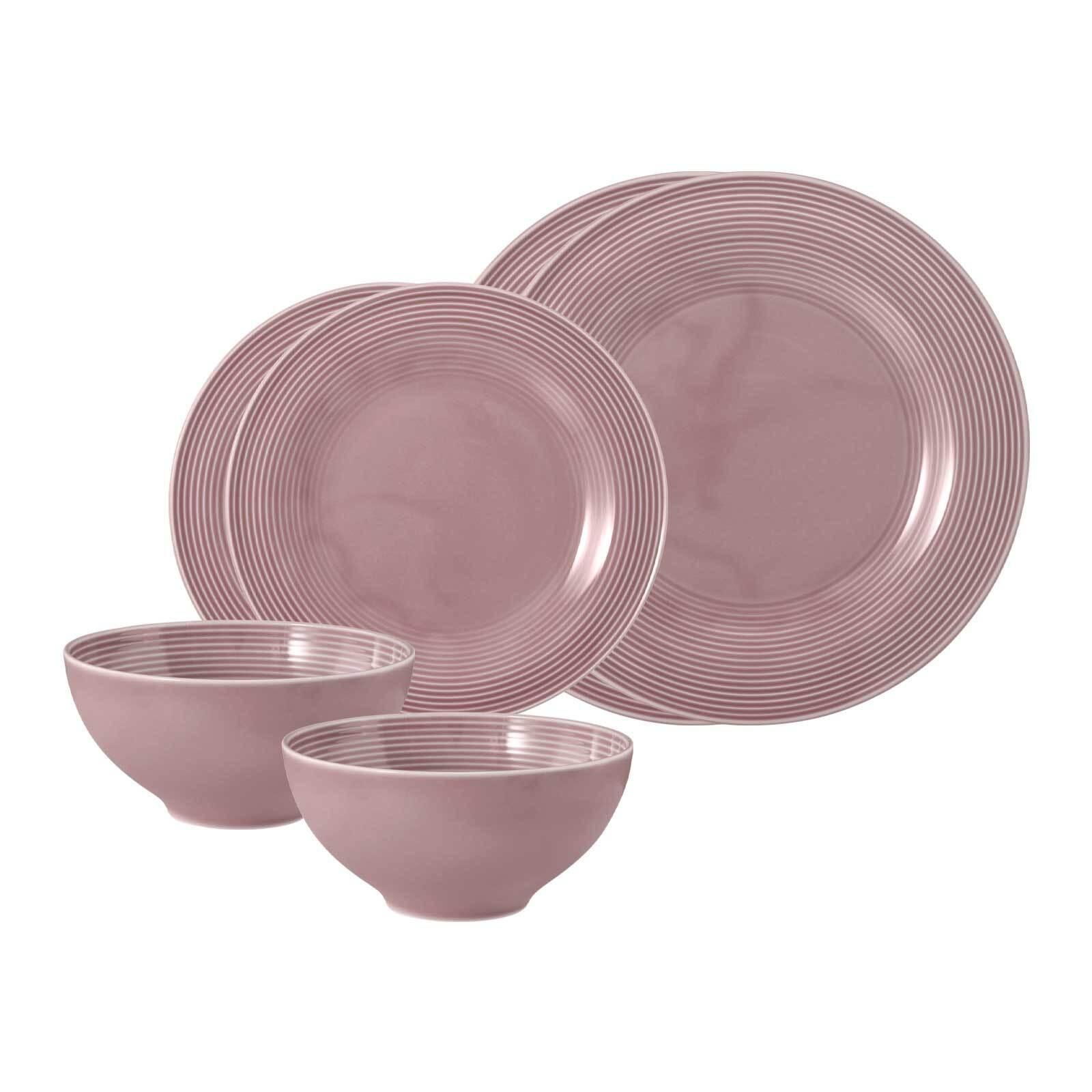 BASIC-SET Beat Color Glaze Altrosa 6-tlg. - Altrosa, Keramik (2/2/2cm) - Seltmann Weiden