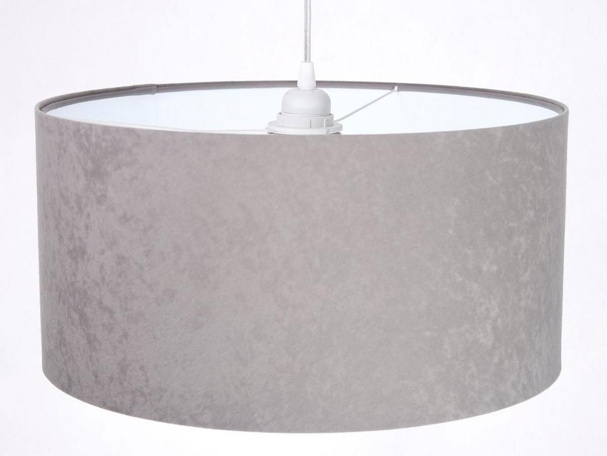 HÄNGELEUCHTE Grau 30/20 cm - Weiß/Grau, Kunststoff (30/0.45/20cm) - ONZENO