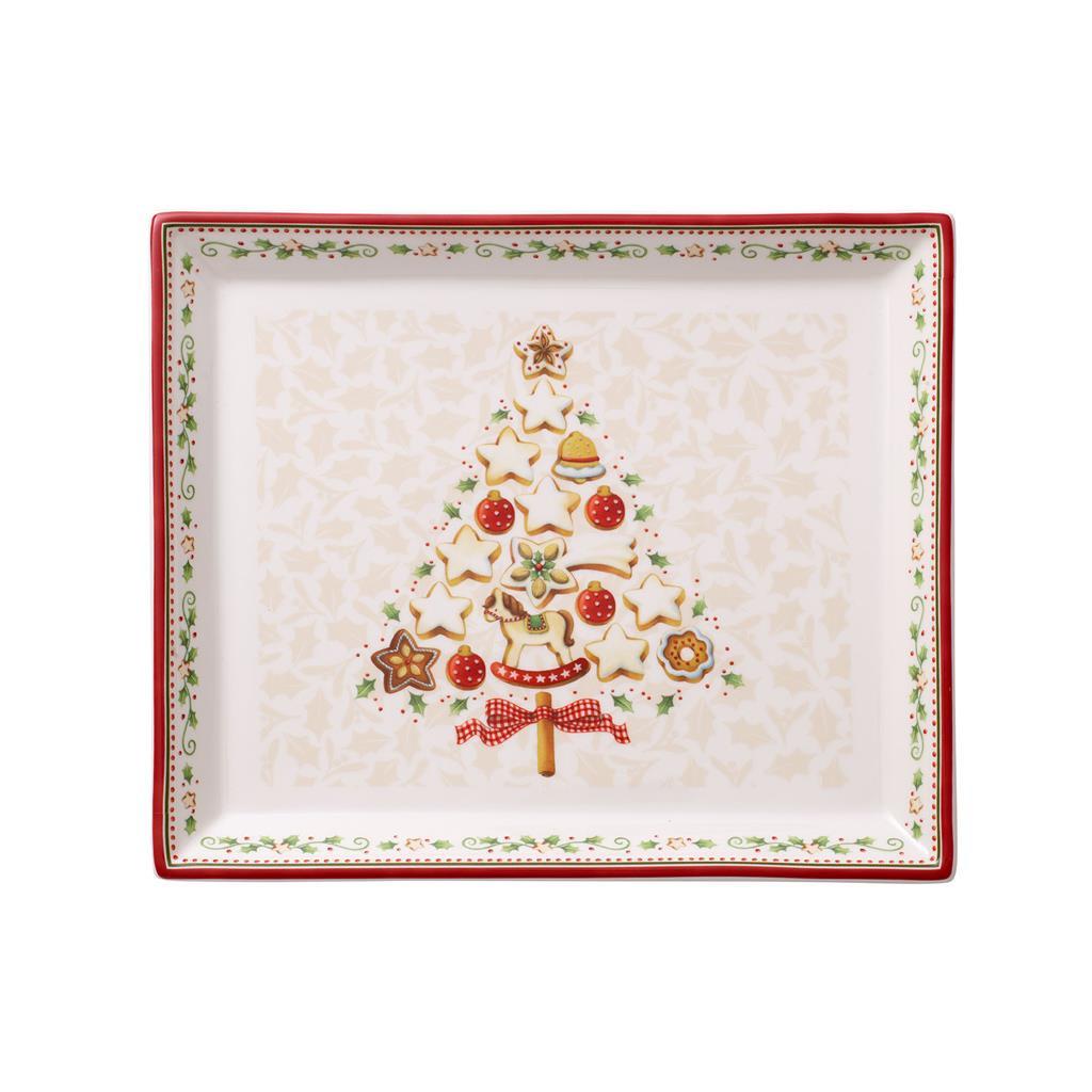 GEBÄCKPLATTE Winter Bakery Delight bunt 27,5 x 23 cm - Multicolor, Keramik (22.7/2.7/27.4cm) - Villeroy & Boch