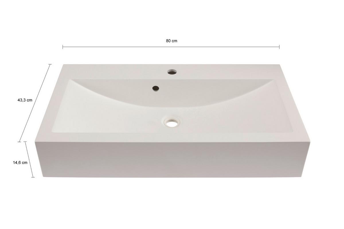 WASCHTISCHKOMBI Eiche, grau 140 cm inklusive Waschbecken, Soft-Close - Eichefarben/Schwarz, Keramik/Holzwerkstoff (140/62/48cm) - Inn.Furn