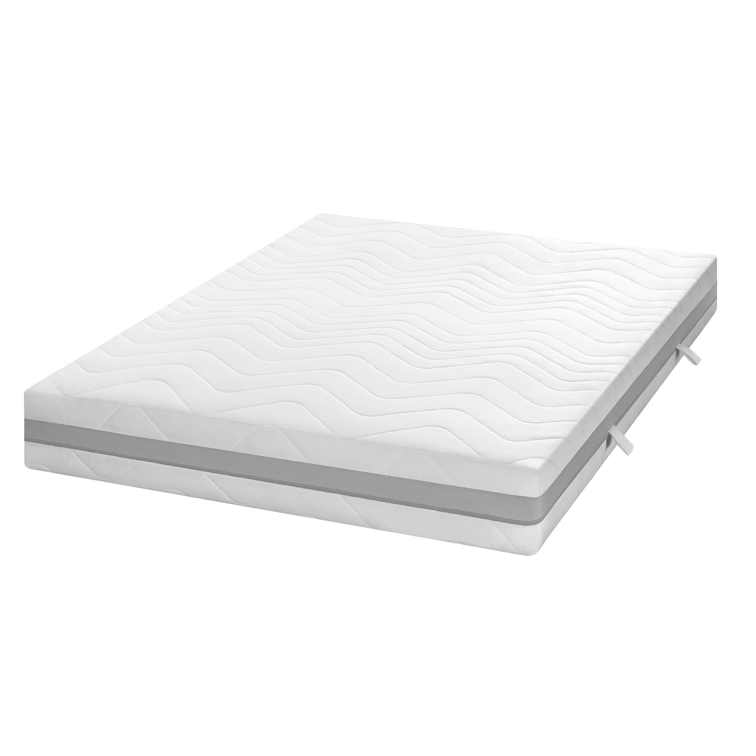 TASCHENFEDERKERNMATRATZE H3 140x200 cm – 7 Zonen Federkern 24 cm – Kaltschaum Komfortschicht – stabile Matratze mit waschbarem Bezug - Weiß, Textil (140/200cm) - Mister Sandman