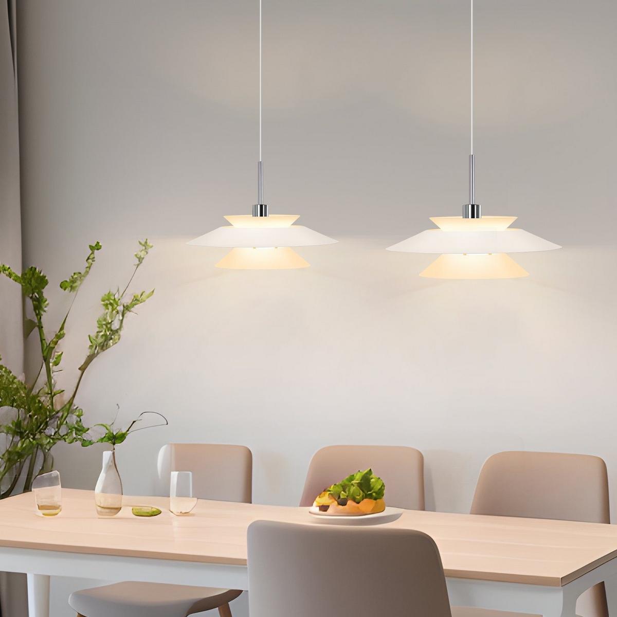 PENDELLEUCHTE Innovation 28/28/178 cm - Weiß, Metall (28/28/178cm) - Nettlife