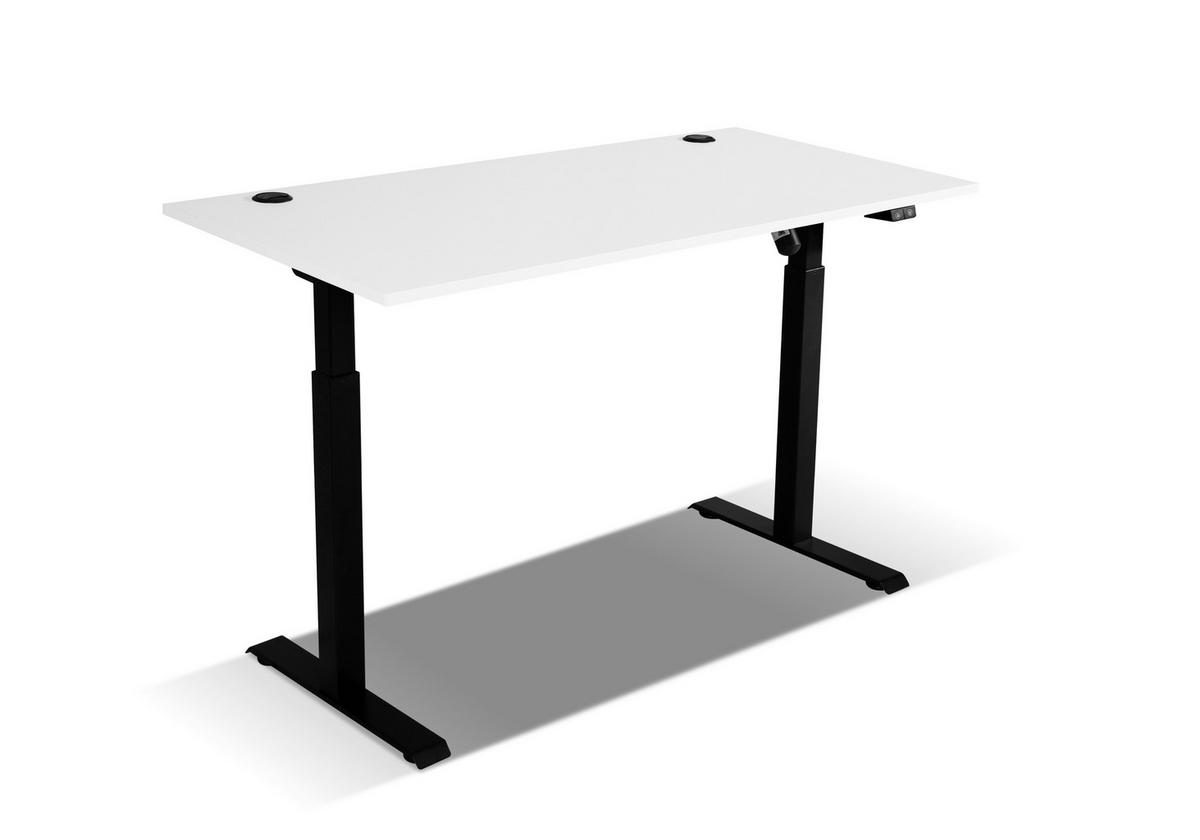 SCHREIBTISCH MALTESA 138x67x120,8 cm Bürotisch Computertisch, Grau - Grau, Holzwerkstoff (67/138/120.8cm) - MASSENO