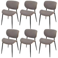 ESSZIMMERSTUHL Beige, Hellgrau - Beige/Hellgrau, Textil (51/80/55cm) - MCW