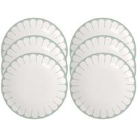 SPEISETELLER Fleur Couleur Vert ø 26,6 cm 6er Set - Grün, Keramik (26.6cm) - Villeroy & Boch