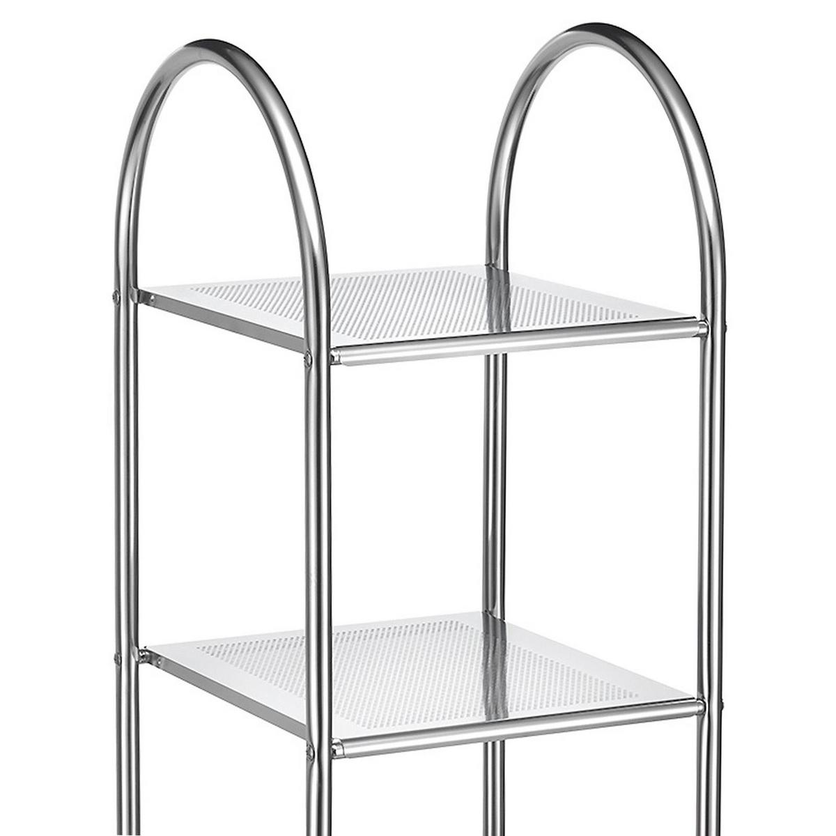 BAD STANDREGAL SECA chrom - Chromfarben, Metall (37/34/143cm) - CARO-Möbel