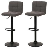 BARHOCKER Grau 2er-Set - Grau, Textil (38/107/41cm) - MCW