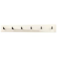 GARDEROBENPANEEL Linea Creme Hochglanz - Creme, Holzwerkstoff (110.5/14.5/3.5cm) - Vladon