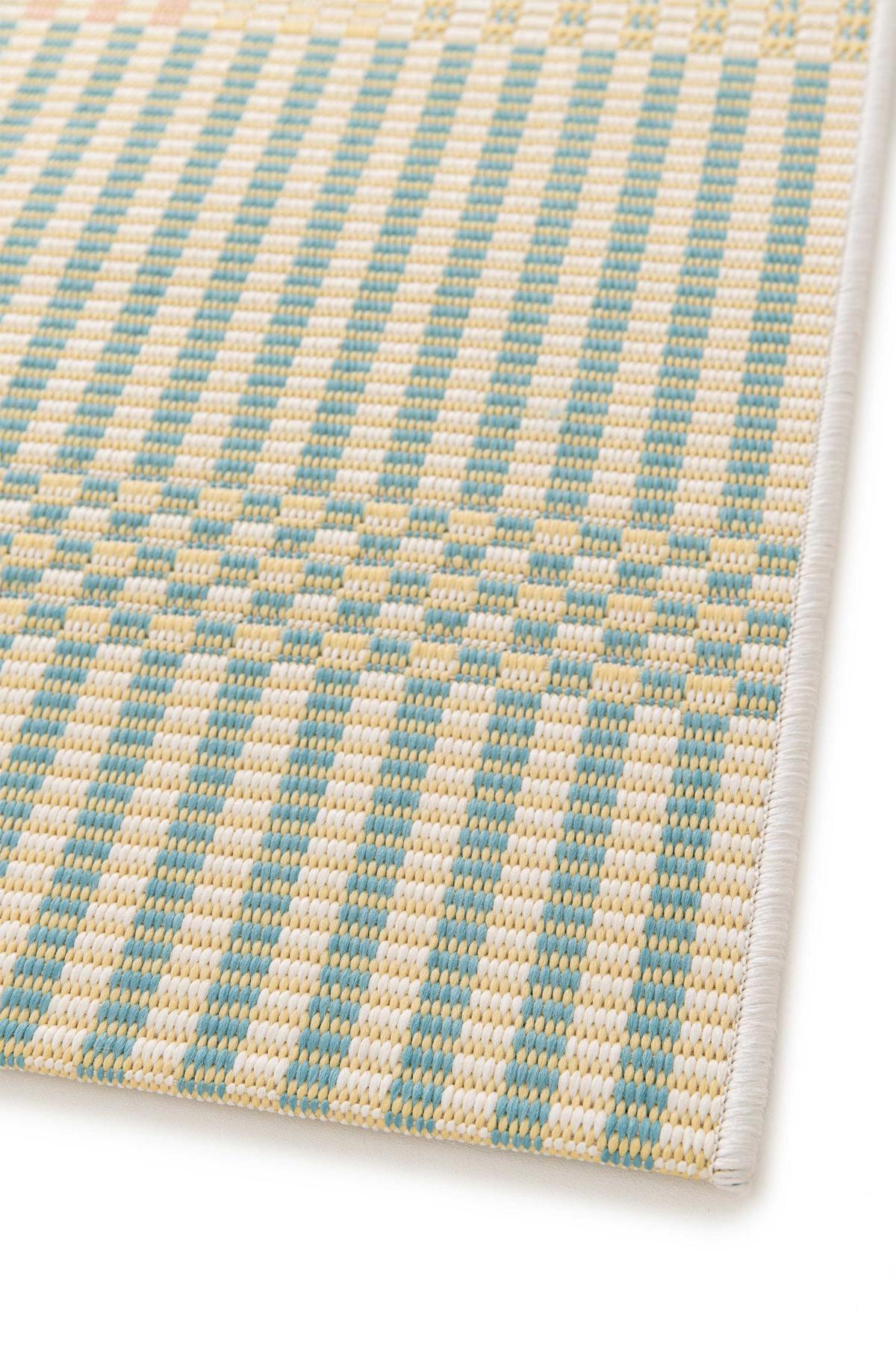 OUTDOORTEPPICH In Pastelltönen Manila 80/150 cm - Pastellblau/Pastellgrün, Textil (80/150cm) - Atticgo