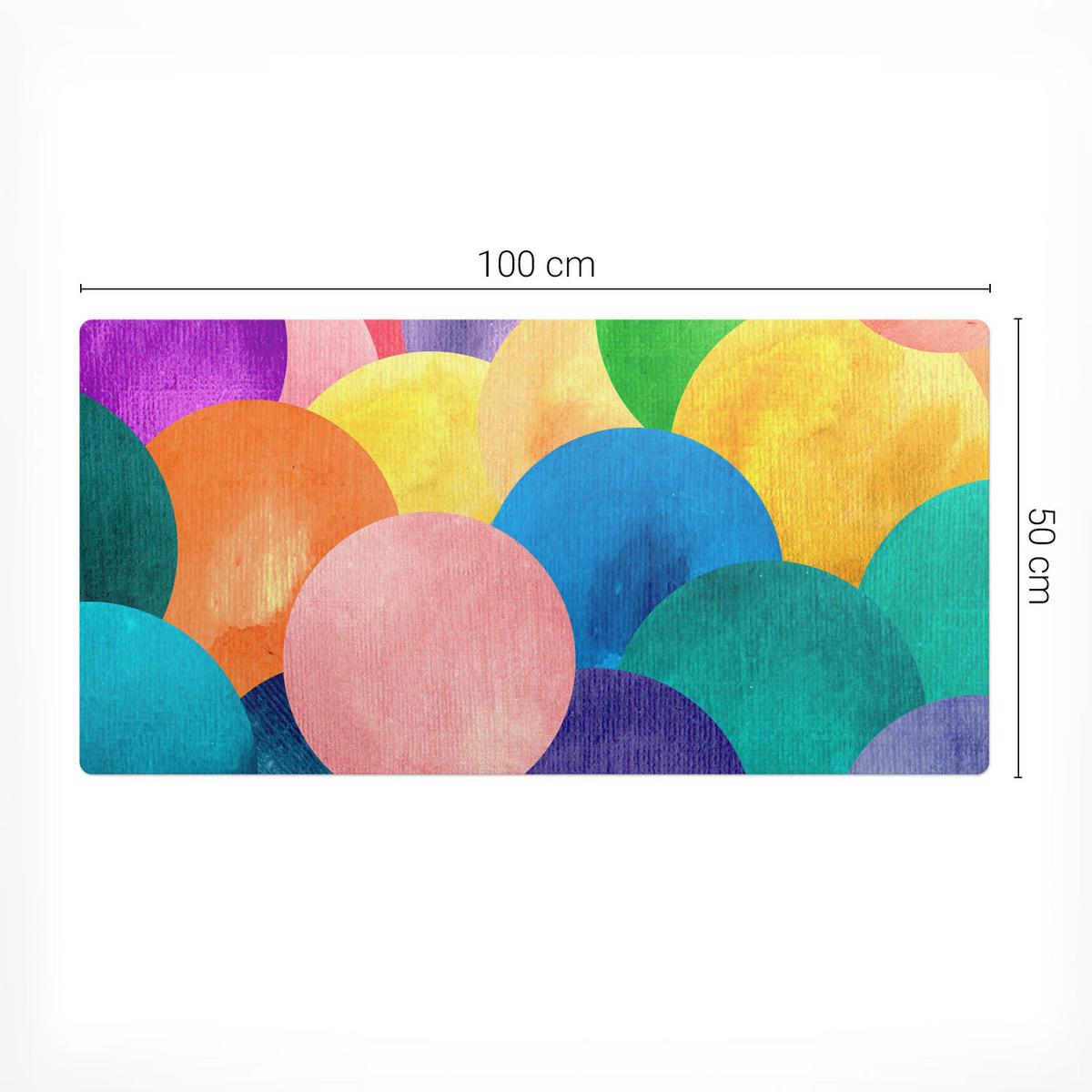 SCHREIBTISCHUNTERLAGE 100x50 cm Bunt - Multicolor, Kunststoff (100/50/1.6cm) - Wallfluent