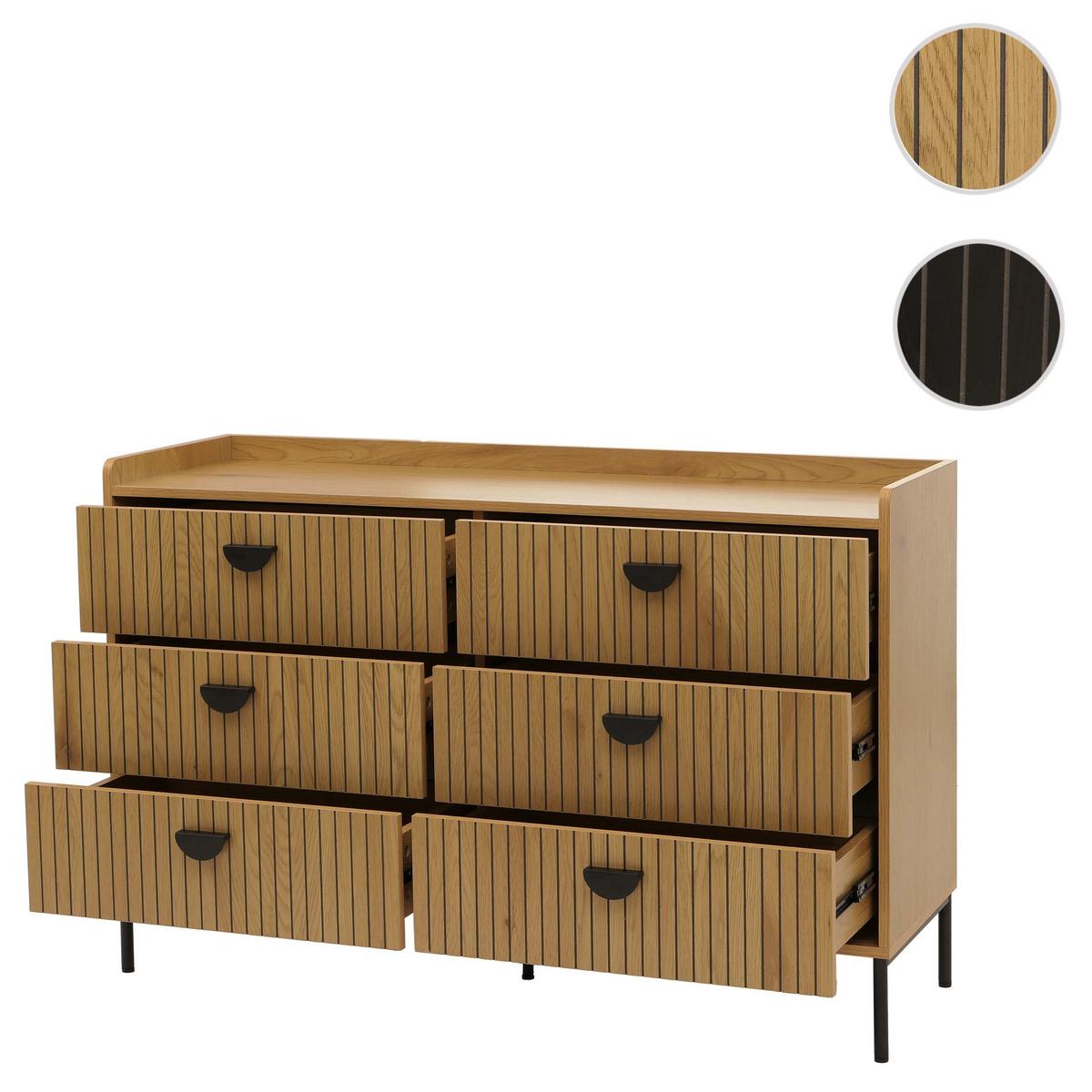 KOMMODE Beige - Beige, Holz (120/80/44cm) - MCW