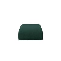 POUF MIRA-PUF 91x89x40 Grün cm Velours Modular Sitzhocker - Dunkelgrün/Schwarz, Holzwerkstoff/Kunststoff (91/40/89cm) - ALTDECOR