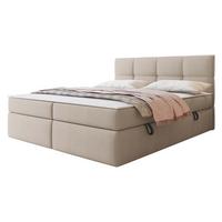 BOXBETT Figaro - H3 - Creme/Schwarz, Holz/Textil (180/200cm) - MIRJAN24