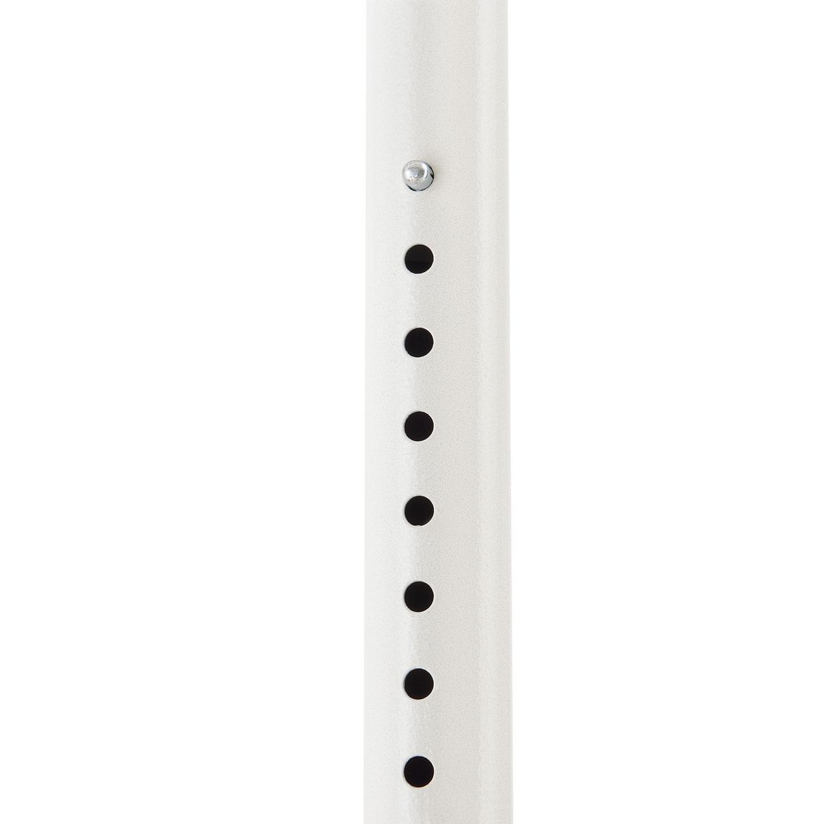 TELESKOPGARDEROBE - Weiß, Metall (30/305/1cm) - [en.casa]