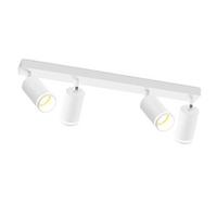 DECKENSTRAHLER Achim 4-flammig 58/5/17 cm - Weiß, Metall (58/5/17cm) - Nettlife
