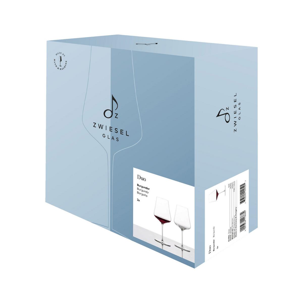 BURGUNDER ROTWEINGLÄSER Duo transparent 739 ml 2er Set - Transparent, Glas (0.739L) - Zwiesel Glas
