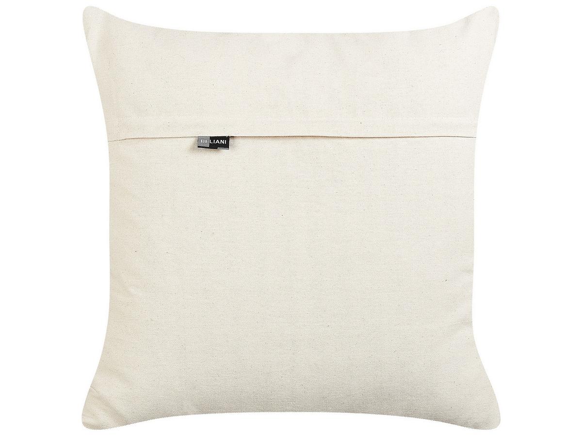 DEKOKISSEN Beige 50/50 cm Bhusawal - Beige, Naturmaterialien/Textil (50/50cm) - Beliani