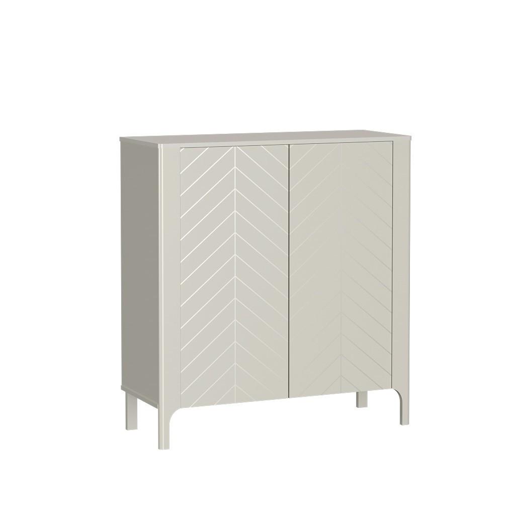 KOMMODE ALICANTE 103/95/40,5cm mit Schubladen 2 Türen Kaschmir - Kaschmir, Holzwerkstoff (103/95/40.5cm) - MASSENO