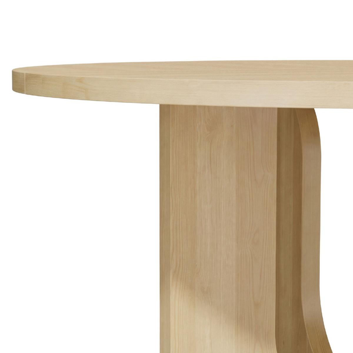 ESSTISCH Rund 120cm Eichenfarbe Skandinavisch für 4-6 Personen - Eichefarben, Holzwerkstoff (120/120/75cm) - Urban Meuble