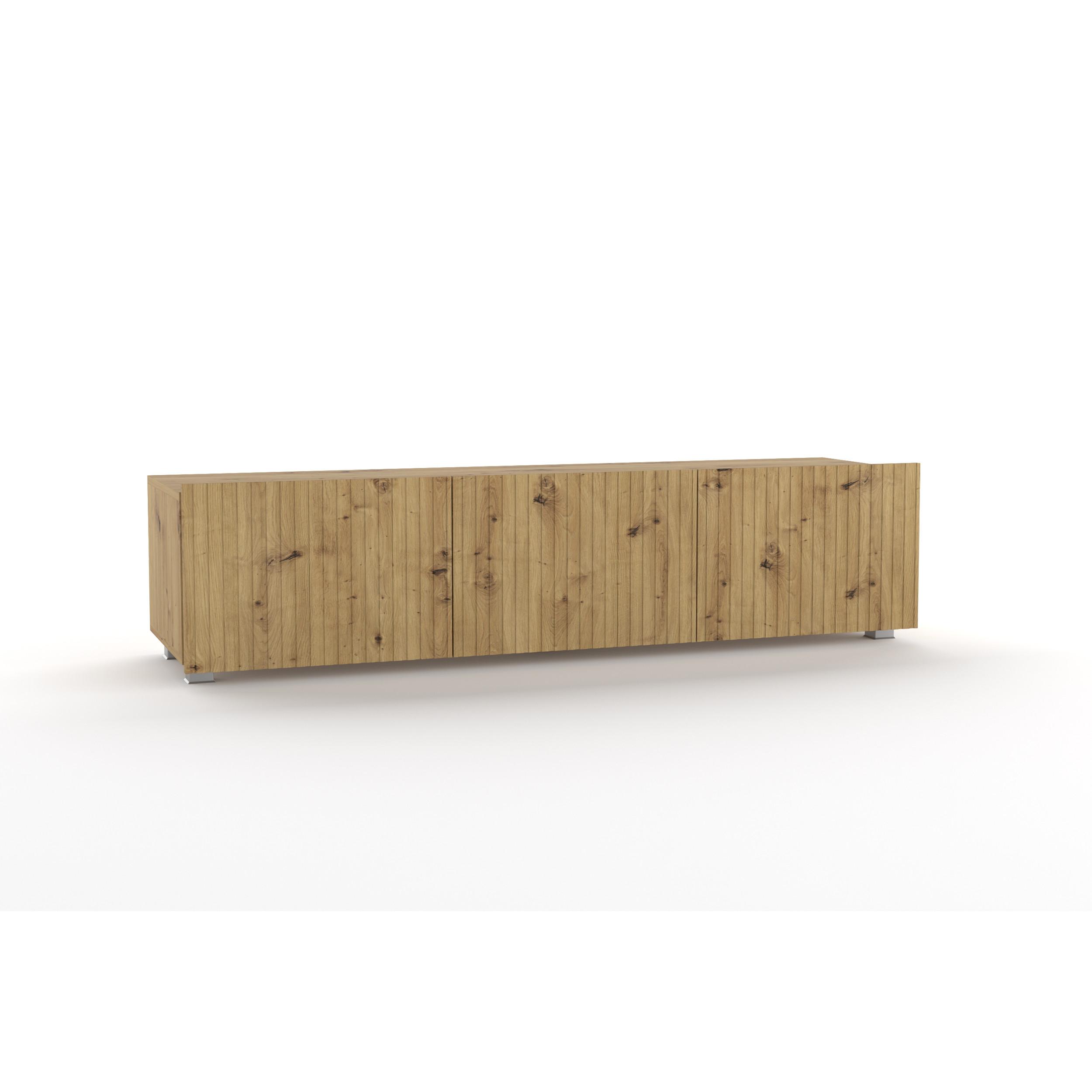 LOWBOARD Kavell mit 2 Türen, 150 cm, stehend/hängend, eiche Artisan - Eiche Artisan, Holzwerkstoff (150/37.5/43cm) - Beautysofa