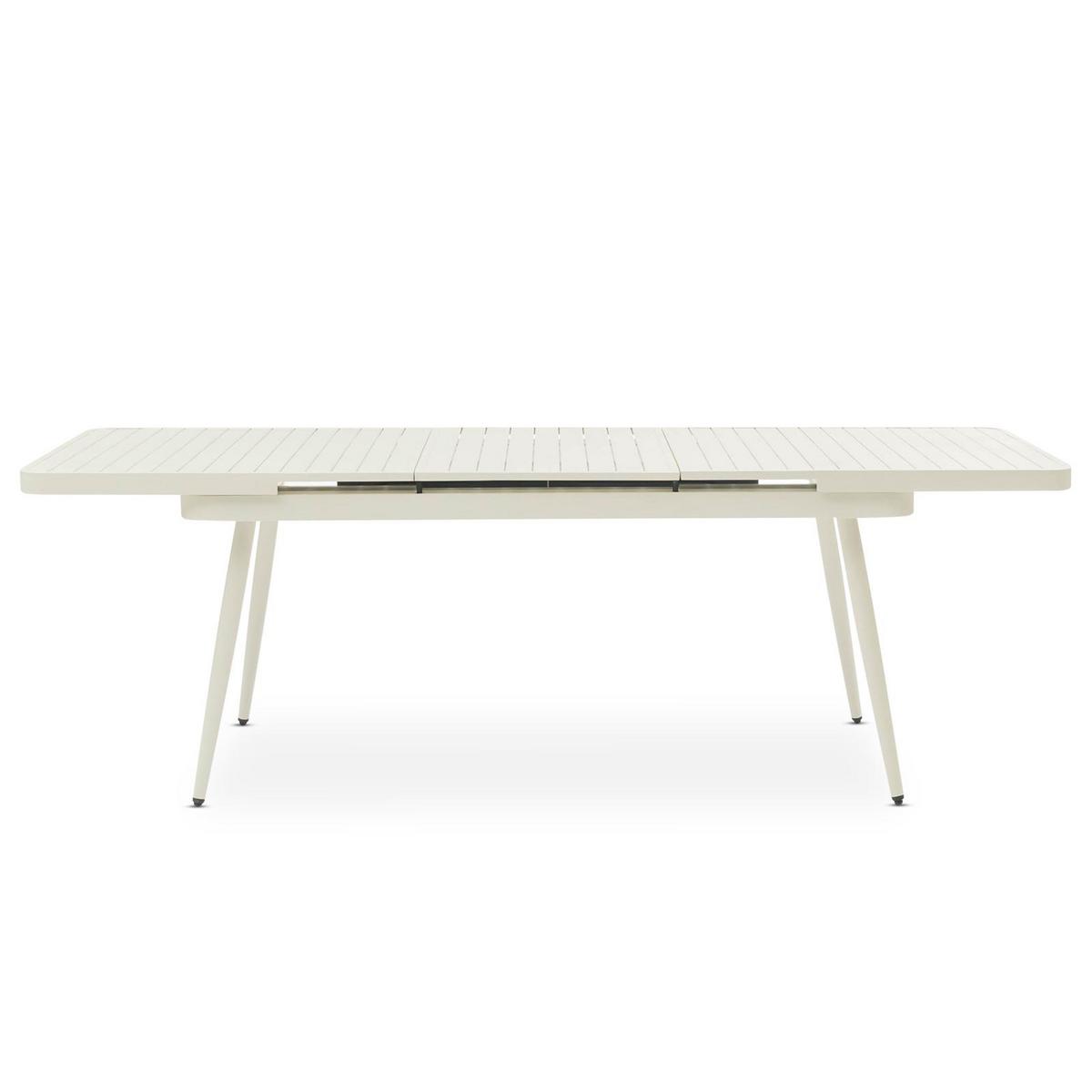 GARTENTISCH SUNNY weiß - Weiß, Metall (90/150/78cm) - IDIMEX