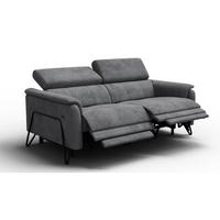 RELAXSOFA RODEN 3-Sitzer, dunkelgrau - Dunkelgrau, Holz/Textil (194/82/103cm) - Wozimo