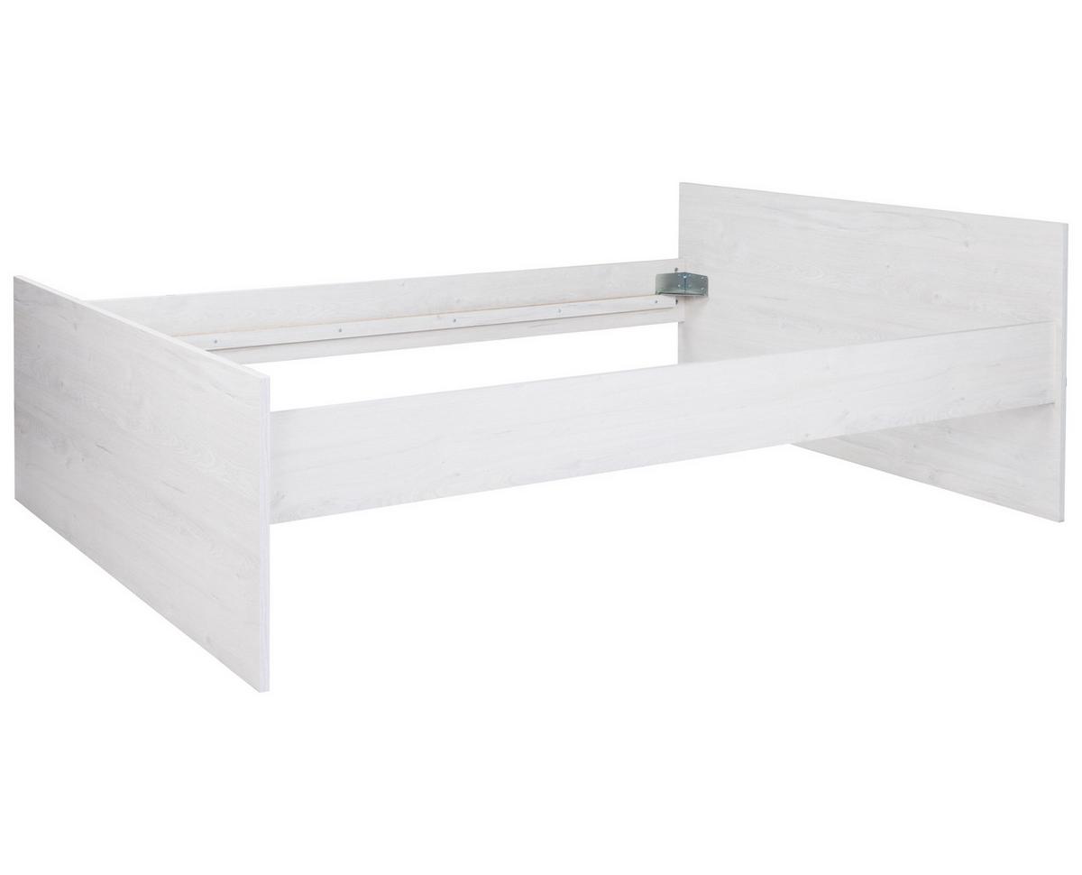 JUGENDBETT Mathea - Eichefarben, Holzwerkstoff/Metall (140/200cm) - arthur berndt